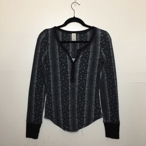Free People Black and White Thermal